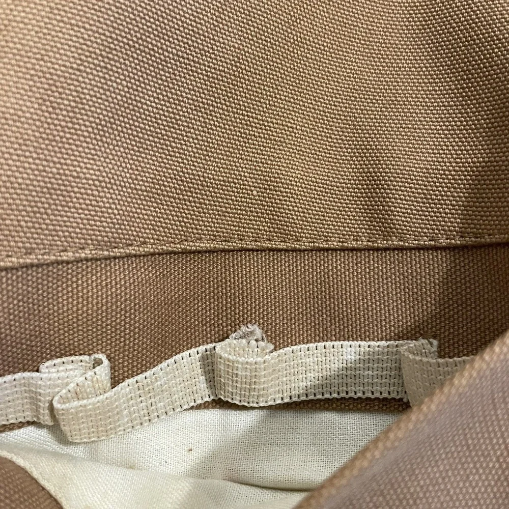 Vintage CARHARTT Brown Duck Vest Sherpa Lined 6SV Hunting USA 2XL Distressed - Picture 9 of 11